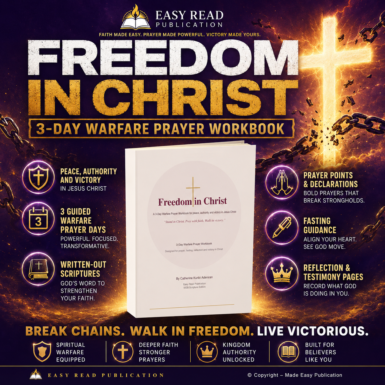 Freedom in Christ - 3 Day Warfare Prayer Workbook | PDF Download