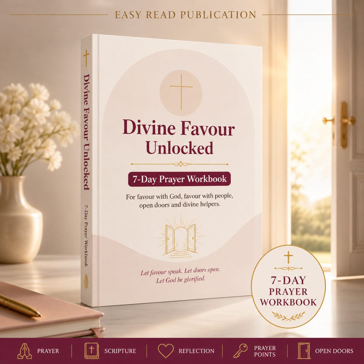 Divine Favour Unlocked - 7-Day Prayer Workbook | PDF Download
