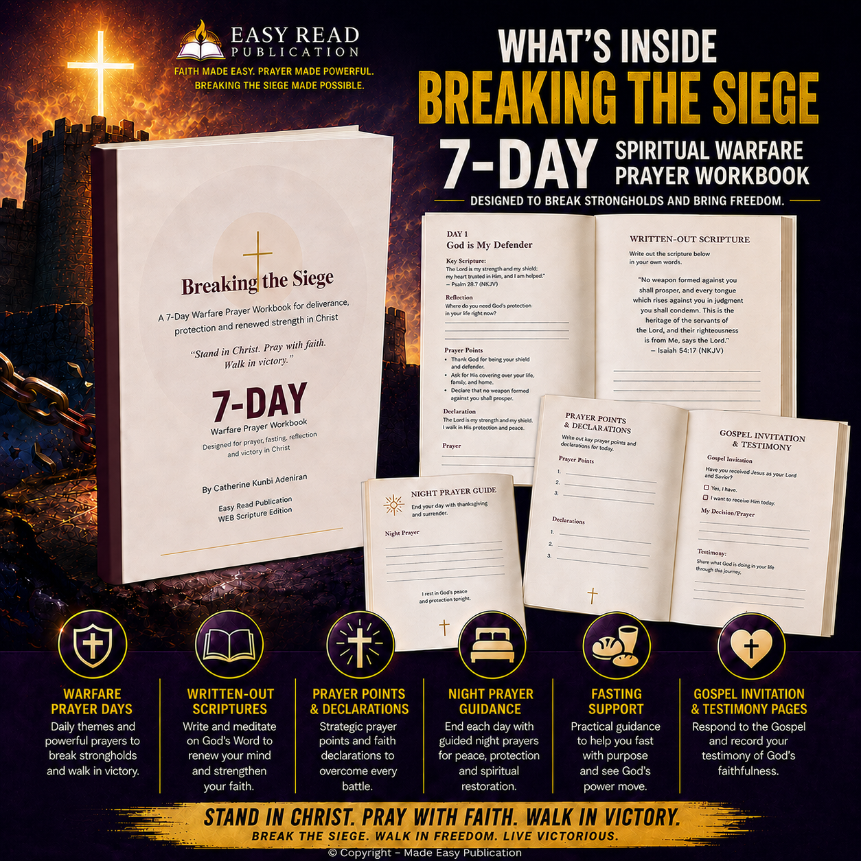 Breaking the Siege - 7-Day Warfare Prayer Workbook | PDF Download